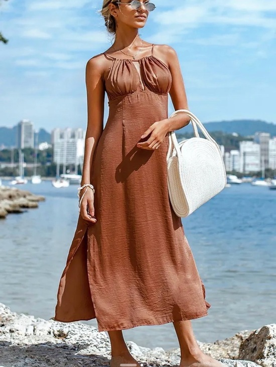 Cupshe Dresses & Skirts - Cupshe - Caramel Slip Dress